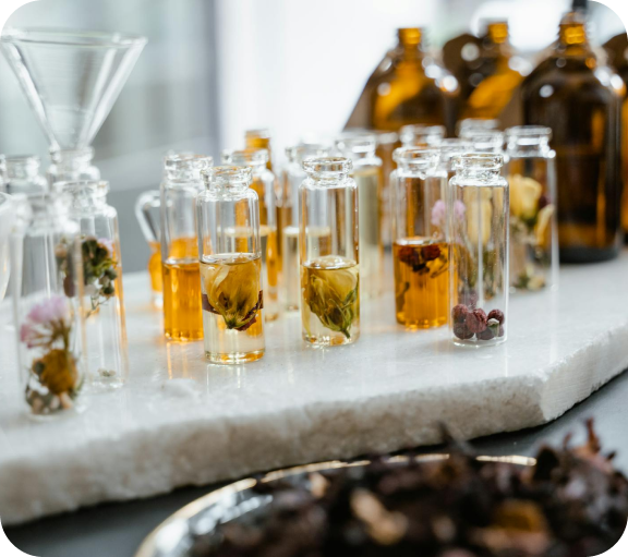 Elegance of Aswad perfume bottles